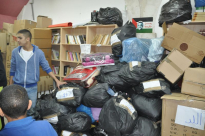  بالصور: حملة تبرعات ومساعدات من أهالي مدينة اللد للاجئي سوريا 